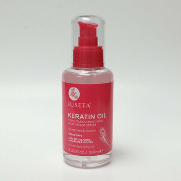 Luseta Keratin Hair Repair Oil 3.38 oz Color Safe Paraben Sulfate & Gluten Free